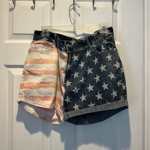 American flag shorts